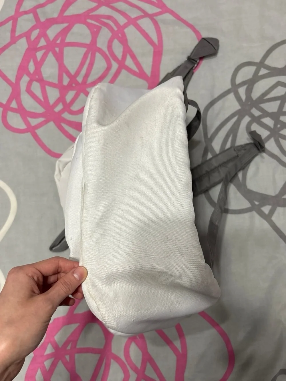 JanSport Superbreak White Backpack